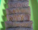 Foto langkah ke 5 dari resep Dadar gulung ungu.