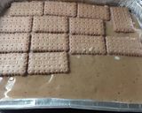 Foto del paso 5 de la receta Tarta de galletas y natillas de nutella🍪🍫