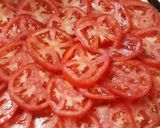 A picture of step 3 of Tomato Pie Batch 3.