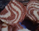 Foto langkah ke 4 dari resep Bolu Kukus Zebra Lembut.