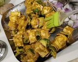 A picture of step 2 of Paneer Tikka in Air Fryer.