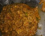 A picture of step 3 of Keema and potatoes in pastry puff.