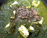 A picture of step 11 of Palak Paneer.
