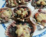 Foto del paso 3 de la receta Zamburiñas rellenas de jamón serrano y queso al horno