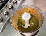 Une image de l'étape 4 de Sauce salade à la tomate, coriandre et figue.