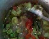 A picture of step 5 of Bhindi bhaji.