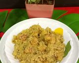 A picture of step 4 of Peper (Raw Papaya) shukto.
