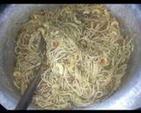 A picture of step 3 of Mutton minced speghetti.