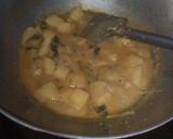 A picture of step 14 of Aloo posto.