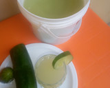 A picture of step 3 of Cucumber Ginger lemonade.