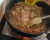 A picture of step 6 of Chicken Vegetable Spaghetti Stir Fry.