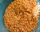 मसूर दाल का चीला और पकौड़े (Masoor dal ka cheela aur pakode recipe in Hindi) रेसिपी चरण 1 फोटो