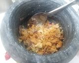 Gambar langkah 1 resipi Nasi goreng kunyit udang kering.