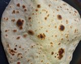 A picture of step 4 of Homemade Roti or Phulka.