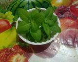 A picture of step 1 of Basil pesto and tasty yummy delicious basil pesto pasta.