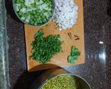 A picture of step 2 of Moong dal & rice khichdi.