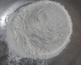 A picture of step 1 of Papri chat.