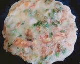 A picture of step 8 of Bread uttapam.