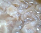 A picture of step 3 of Paneer kofta in white gravy.