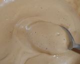 A picture of step 1 of Dalgona coffee.
