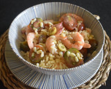 Foto del paso 3 de la receta: Ensalada de trigo tierno con marisco y tomatitos