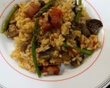 Foto del paso 5 de la receta Arroz con panceta y champiñones