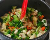 A picture of step 3 of Mushroom Vegetable Soup.