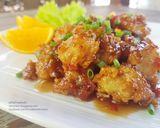 รูปขั้นตอนการทำที่ 5 ของ ไก่ซอสส้ม Orange Chicken