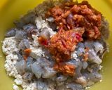 Foto langkah ke 3 dari resep Pepes Tahu Udang.