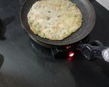 A picture of step 2 of Spring onion & Methi masala paratha.