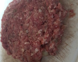 Foto del paso 3 de la receta: Hamburguesa rellena 🍔🍔🐷🐷 #retofinde 🍔