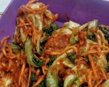 Foto langkah ke 7 dari resep Gat kimchi (kimchi sawi hijau).