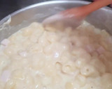 Foto del paso 2 de la receta: Mac&cheese con taquitos de jamón ahumado