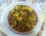 A picture of step 6 of Boiled eggs masala curry.