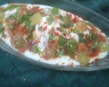 A picture of step 5 of Lobia Dahivada in Appe pan.