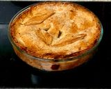 A picture of step 9 of My Apple & Rhubarb pie 😃.