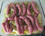 Foto del paso 1 de la receta: Asado oreganado con salchichas al brandy