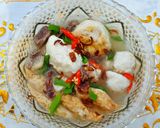 Foto langkah ke 3 dari resep Kuah kaldu baso ikan, fukian, tahu kok.