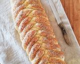 Foto del passaggio 10 della ricetta Treccia di pane all'olio a 8 capi 🌷