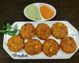A picture of step 5 of Paruppu Vadai.