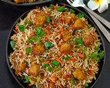 सोयाबीन फ्राइड राइस (Soybean fried rice recipe in hindi) रेसिपी चरण 12 फोटो