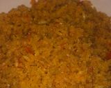 A picture of step 5 of Dambun shinkafa.