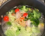 Hình bước làm 1 của món Rau củ luộc chấm chao