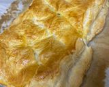 Foto del paso 4 de la receta: Hojaldre de espinacas, nata y queso parmesano fácil