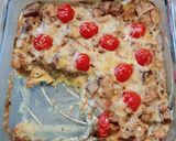 Une image de l'étape 9 de Clafoutis aubergine et tomates cerises.