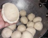 A picture of step 3 of Manda pitha.