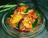 รูปขั้นตอนการทำที่ 10 ของ กุ้งตะไคร้กรอบซอสมะขาม