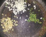 A picture of step 3 of Saagwala rajma.