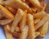 A picture of step 1 of Tumeric Chips.