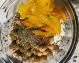 A picture of step 2 of Easy Olive salad.